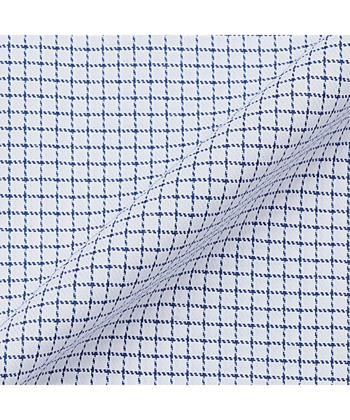 TOKYO SHIRTS（トウキョウシャツ）の「透け防止 形態安定ノーアイロン ドゥエボットーニ 長袖ビジネスワイシャツ（ビジネスシャツ・メンズ・ブルー・首回り39cm-裄丈80cm/首回り39cm-裄丈84cm/首回り41cm-裄丈82cm/首回り41cm-裄丈86cm/首回り42cm-裄丈82cm/首回り42cm-裄丈86cm/首回り43cm-裄丈82cm/首回り43cm-裄丈86cm/首回り37cm-裄丈80cm）」の5枚目の写真