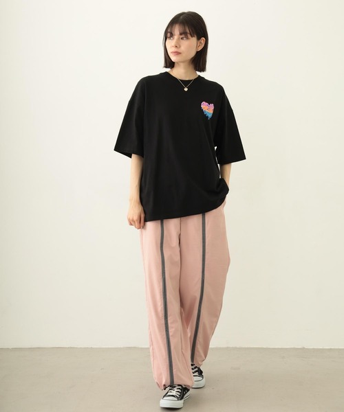 MILKFED.(ミルクフェド)の「MELTY PLUMP HEART S/S TEE(Tシャツ/カットソー・レディース・ブラック/ライトピンク/ホワイト・M/L)」の14枚目の写真