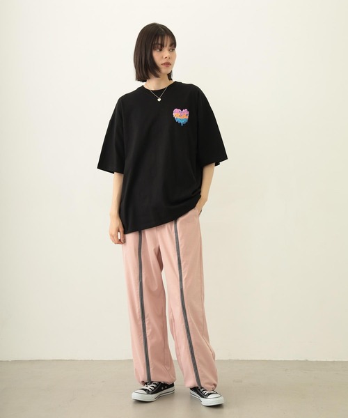 MILKFED.(ミルクフェド)の「MELTY PLUMP HEART S/S TEE(Tシャツ/カットソー・レディース・ブラック/ライトピンク/ホワイト・M/L)」の16枚目の写真