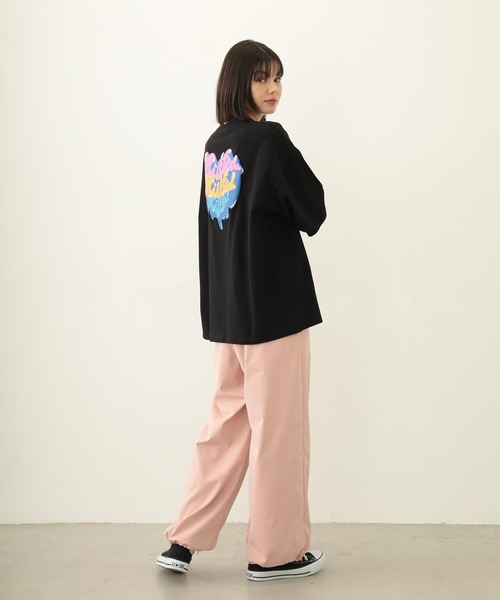 MILKFED.(ミルクフェド)の「MELTY PLUMP HEART S/S TEE(Tシャツ/カットソー・レディース・ブラック/ライトピンク/ホワイト・M/L)」の19枚目の写真