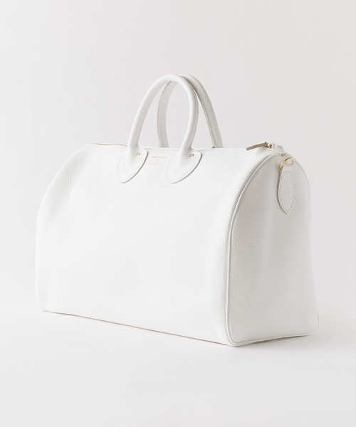 YOUNG&OLSEN The DRYGOODS STORE（ヤングアンドオルセン）の「YOUNG & OLSEN/ヤングアンドオルセン EMBOSSED LEATHER D BOSTON M ボストンバッグ 2026年春夏（ボストンバッグ・レディース・ベージュ/ブラック/ブラウン/ホワイト・FREE）」の21枚目の写真