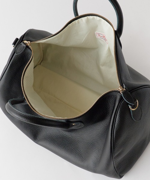 YOUNG&OLSEN The DRYGOODS STORE（ヤングアンドオルセン）の「YOUNG & OLSEN/ヤングアンドオルセン EMBOSSED LEATHER D BOSTON M ボストンバッグ 2026年春夏（ボストンバッグ・レディース・ベージュ/ブラック/ブラウン/ホワイト・FREE）」の13枚目の写真