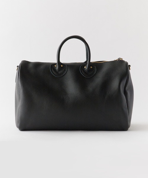 YOUNG&OLSEN The DRYGOODS STORE（ヤングアンドオルセン）の「YOUNG & OLSEN/ヤングアンドオルセン EMBOSSED LEATHER D BOSTON M ボストンバッグ 2026年春夏（ボストンバッグ・レディース・ベージュ/ブラック/ブラウン/ホワイト・FREE）」の7枚目の写真