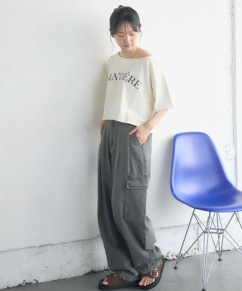 RETRO GIRL（レトロガール）の「カーゴポケデニムPT（デニムパンツ・レディース・ブルー系その他/ダークブルー/ブラック系その他/ブルー系その他5・FREE）」の7枚目の写真
