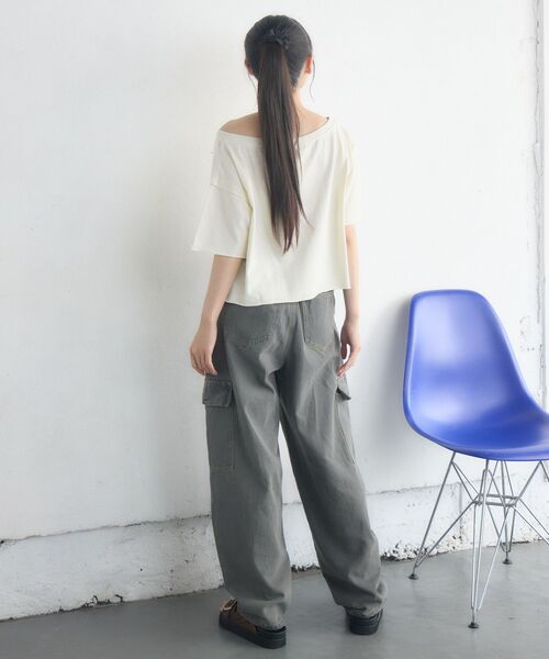 RETRO GIRL（レトロガール）の「カーゴポケデニムPT（デニムパンツ・レディース・ブルー系その他/ダークブルー/ブラック系その他/ブルー系その他5・FREE）」の8枚目の写真