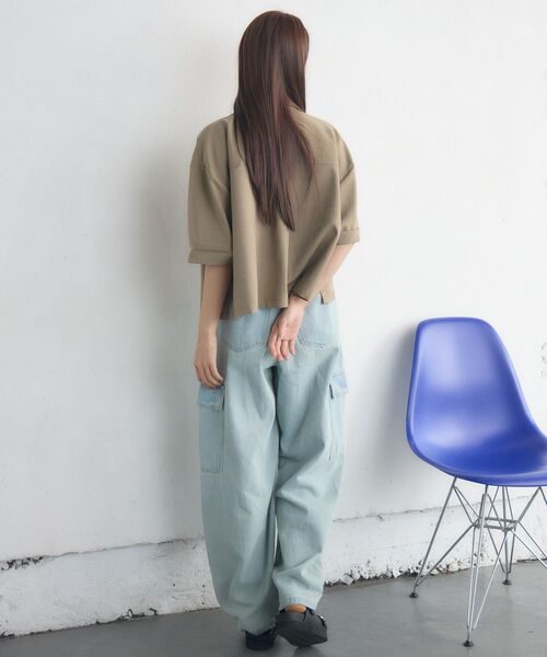 RETRO GIRL（レトロガール）の「カーゴポケデニムPT（デニムパンツ・レディース・ブルー系その他/ダークブルー/ブラック系その他/ブルー系その他5・FREE）」の16枚目の写真