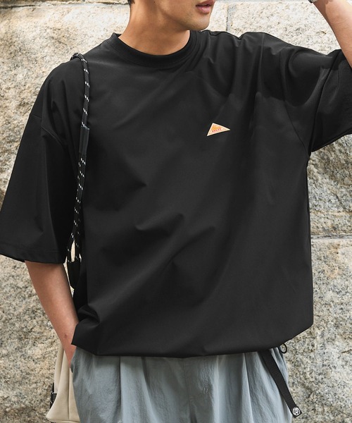 KELTY（ケルティ）の「【セットアップ可】KELTY/ケルティ 別注 ワンポイントロゴ 4WAYストレッチ ドローコード ビッグシルエット半袖Tシャツ / UVカット（Tシャツ/カットソー・レディース・ネイビー/チャコール/ブラック/グレイッシュベージュ・M/L）」の15枚目の写真