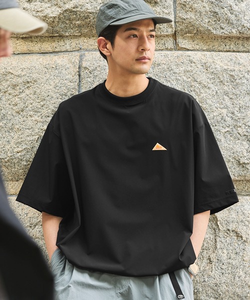 KELTY（ケルティ）の「【セットアップ可】KELTY/ケルティ 別注 ワンポイントロゴ 4WAYストレッチ ドローコード ビッグシルエット半袖Tシャツ / UVカット（Tシャツ/カットソー・レディース・ネイビー/チャコール/ブラック/グレイッシュベージュ・M/L）」の14枚目の写真