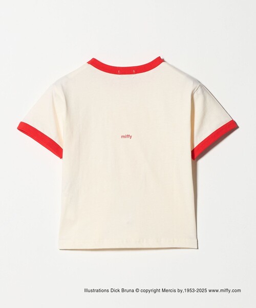 Miffy( ミッフィー)の「【別注】<miffy>プリント Tシャツ / キッズ 100cm-130cm(Tシャツ/カットソー・キッズ・クリーム/ダークグレー/オフホワイト・120cm/110cm/100cm/130cm)」の4枚目の写真