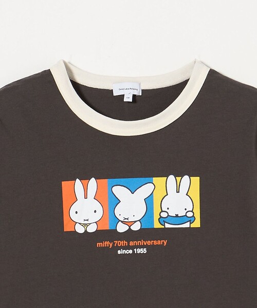 Miffy( ミッフィー)の「【別注】<miffy>プリント Tシャツ / キッズ 100cm-130cm(Tシャツ/カットソー・キッズ・クリーム/ダークグレー/オフホワイト・120cm/110cm/100cm/130cm)」の11枚目の写真