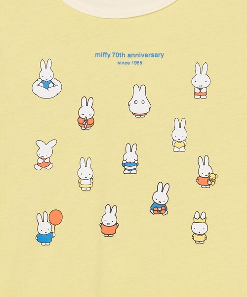 Miffy( ミッフィー)の「【別注】<miffy>プリント Tシャツ / キッズ 100cm-130cm(Tシャツ/カットソー・キッズ・クリーム/ダークグレー/オフホワイト・120cm/110cm/100cm/130cm)」の18枚目の写真