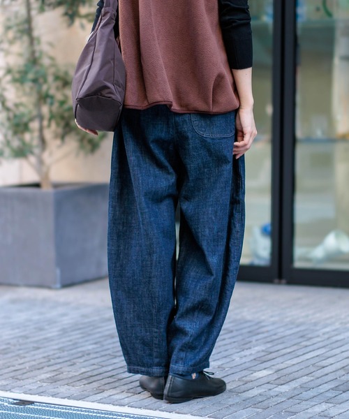 D.M.G.（ドミンゴ）の「[D.M.G / ディーエムジー] 10ozデニム パネルボールパンツ（デニムパンツ・レディース・ワンウォッシュ・S/M）」の22枚目の写真