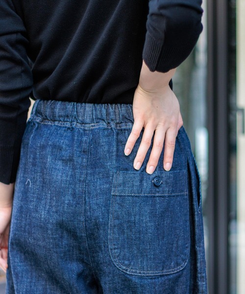 D.M.G.（ドミンゴ）の「[D.M.G / ディーエムジー] 10ozデニム パネルボールパンツ（デニムパンツ・レディース・ワンウォッシュ・S/M）」の5枚目の写真