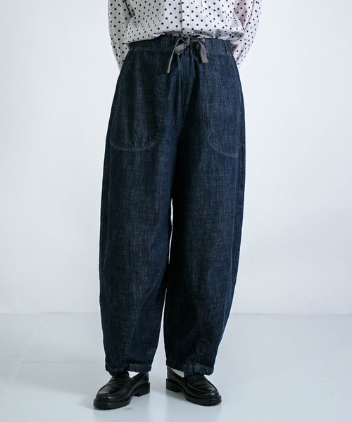 D.M.G.（ドミンゴ）の「[D.M.G / ディーエムジー] 10ozデニム パネルボールパンツ（デニムパンツ・レディース・ワンウォッシュ・S/M）」の16枚目の写真