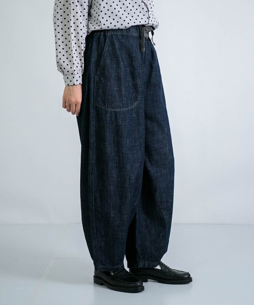 D.M.G.（ドミンゴ）の「[D.M.G / ディーエムジー] 10ozデニム パネルボールパンツ（デニムパンツ・レディース・ワンウォッシュ・S/M）」の17枚目の写真