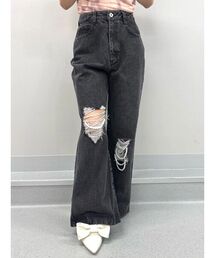 ハードダメージ2WAYデニムパンツ