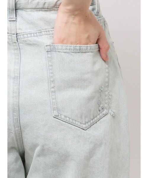 CALNAMUR(カルナムール)の「ハードダメージ2WAYデニムパンツ(デニムパンツ・レディース・ブラック/ライトブルー・SMALL/MEDIUM)」の21枚目の写真