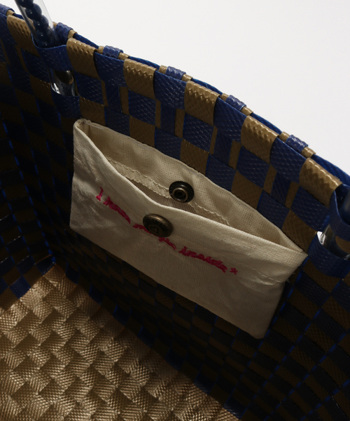 MERCEDES SALAZAR（メルセデスサラザール）の「【MERCEDES SALAZAR/メルセデス サラザール】 MINI BAG+CHARM：バッグ（かごバッグ・レディース・ネイビー・FREE）」の7枚目の写真