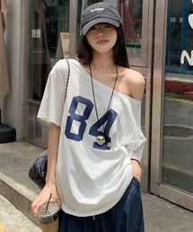 Tシャツ/カットソー（ホワイト/白色系・オフショルダー