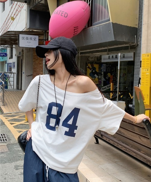 パンツ ルーズ プリント ロゴ ストリート ヒップホップ 韓国 ワイドパンツ ジャージパンツ ロゴプリント サイドプリント
