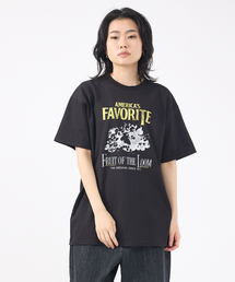 【FRUIT OF THE LOOM/フルーツ オブ ザ ルーム】USAコットンPrint  T-Shirt/両面プリントTシャツユニセックス【WEB限定】