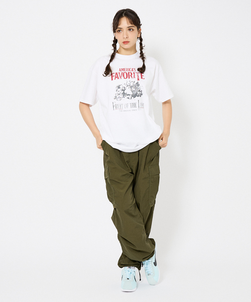 FRUIT OF THE LOOM(フルーツオブザルーム)の「【FRUIT OF THE LOOM/フルーツ オブ ザ ルーム】USAコットンPrint T-Shirt/両面プリントTシャツユニセックス【WEB限定】(Tシャツ/カットソー・メンズ・ホワイト系その他/グレー系その他2/ブラック系その他2/ホワイト系その他2/グレー系その他/ブラック系その他・XL/L/M)」の16枚目の写真