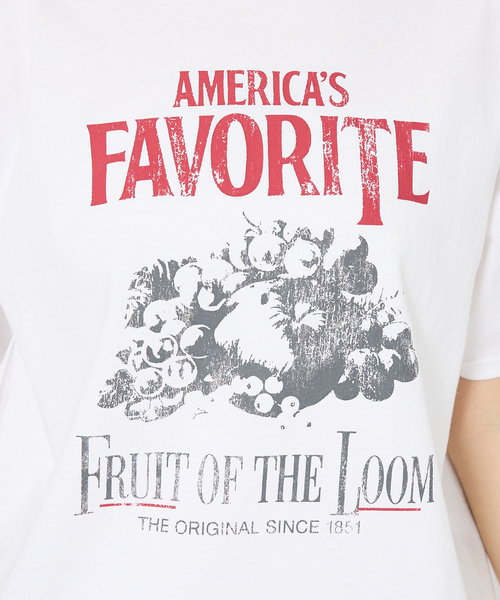 FRUIT OF THE LOOM(フルーツオブザルーム)の「【FRUIT OF THE LOOM/フルーツ オブ ザ ルーム】USAコットンPrint T-Shirt/両面プリントTシャツユニセックス【WEB限定】(Tシャツ/カットソー・メンズ・ホワイト系その他/グレー系その他2/ブラック系その他2/ホワイト系その他2/グレー系その他/ブラック系その他・XL/L/M)」の10枚目の写真