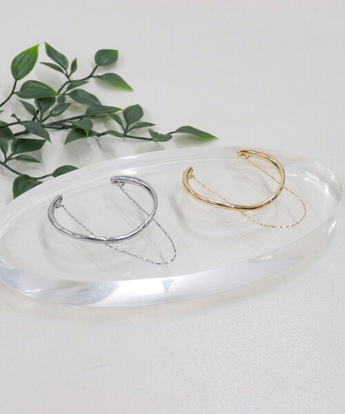 fredy emue（フレディエミュ）の「チェーン重ねバングル（ブレスレット・レディース・ゴールド/シルバー・FREE）」の4枚目の写真