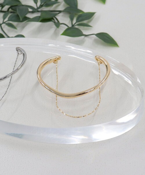 fredy emue（フレディエミュ）の「チェーン重ねバングル（ブレスレット・レディース・ゴールド/シルバー・FREE）」の5枚目の写真