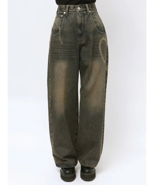 EMODA（エモダ）の「グラフィックルーズジーンズ（デニムパンツ・レディース・インディゴブルー・SMALL/MEDIUM）」の19枚目の写真