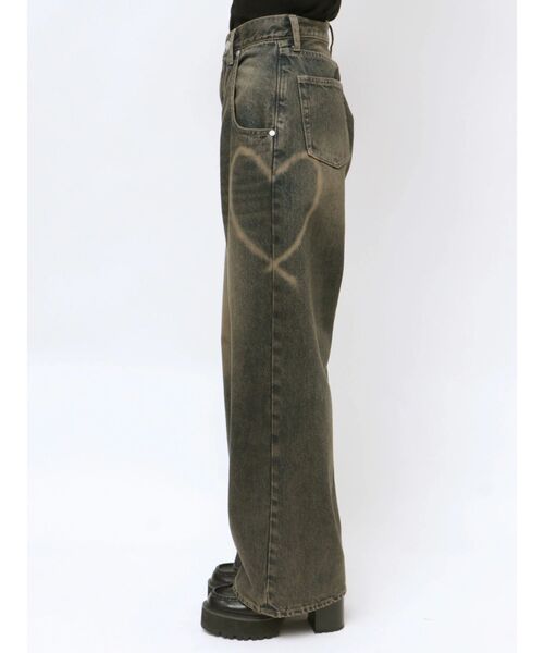 EMODA（エモダ）の「グラフィックルーズジーンズ（デニムパンツ・レディース・インディゴブルー・SMALL/MEDIUM）」の20枚目の写真