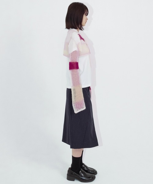 セール】patchwork short knit cardigan（ニット/セーター）｜soduk