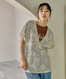 LEPSIM | 2WAYレースブラウス　570820(シャツ/ブラウス)