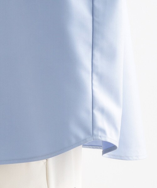 tk.TAKEO KIKUCHI（ティーケータケオキクチ）の「TR長袖シャツ（シャツ/ブラウス・メンズ・ブラック/サックスブルー/ホワイト・01/02/03）」の12枚目の写真