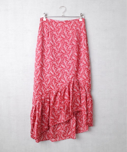 CLANE（クラネ）の「【PH1】【CLANE】FLOWER FRILL SKIRT 16109-6001（スカート・レディース・ブルー/レッド/ホワイト・1/0）」の3枚目の写真