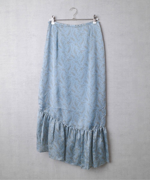 CLANE（クラネ）の「【PH1】【CLANE】FLOWER FRILL SKIRT 16109-6001（スカート・レディース・ブルー/レッド/ホワイト・1/0）」の4枚目の写真