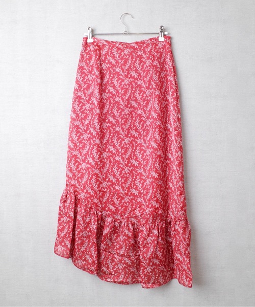 CLANE（クラネ）の「【PH1】【CLANE】FLOWER FRILL SKIRT 16109-6001（スカート・レディース・ブルー/レッド/ホワイト・1/0）」の5枚目の写真