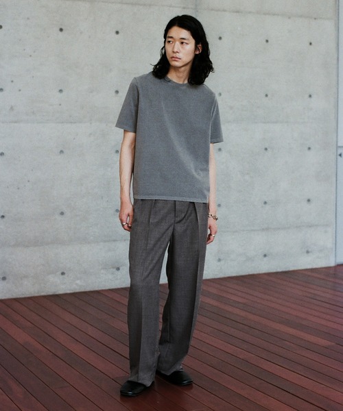 パンツ WYM SEMI WIDE STRAIGHT WOOLY SLACKS WYM LIDNM スラックス SEMI WIDE STRAIGHT WOOLY SLACKS メンズ