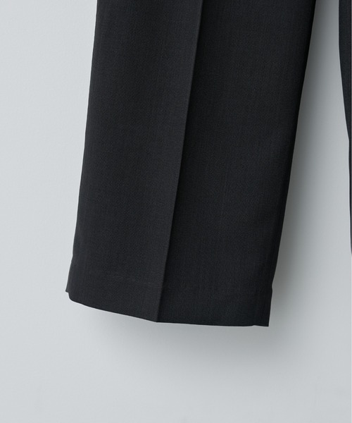 SEMI WIDE STRAIGHT WOOLY SLACKS Msize 新品 SEMI WIDE STRAIGHT WOOLY SLACKS（スラックス）｜WYM LIDNM