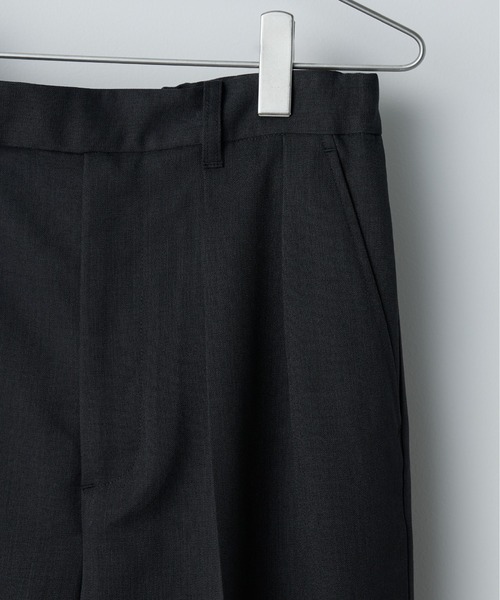 WYM LIDNM（ウィム バイ リドム）の「SEMI WIDE STRAIGHT WOOLY SLACKS（スラックス・メンズ・チャコール/グレー・S/M/L）」の20枚目の写真