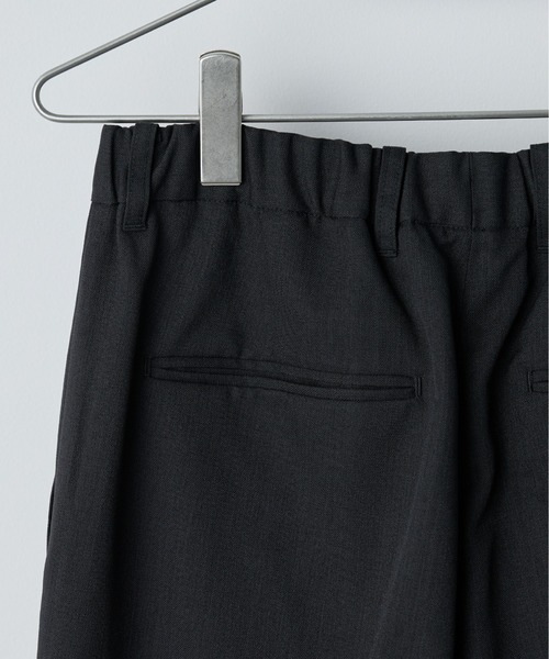 SEMI WIDE STRAIGHT WOOLY SLACKS（スラックス）｜WYM LIDNM