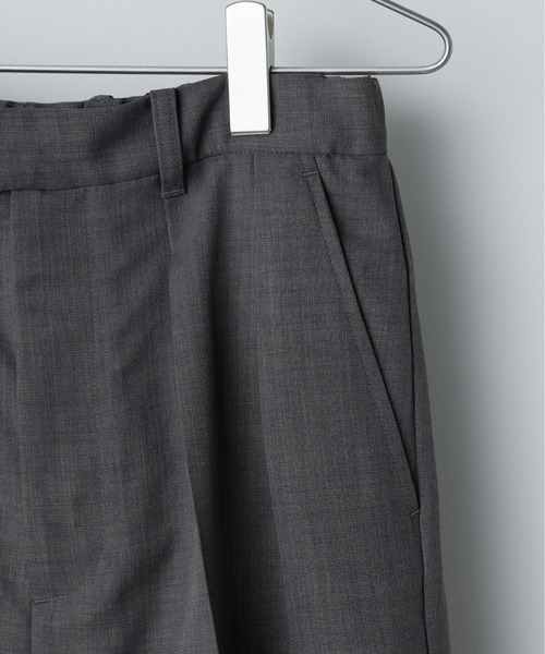 SEMI WIDE STRAIGHT WOOLY SLACKS Msize 新品 SEMI WIDE STRAIGHT WOOLY SLACKS（スラックス）｜WYM LIDNM