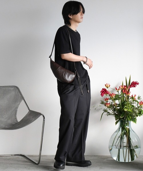 SEMI WIDE STRAIGHT WOOLY SLACKS（スラックス）｜WYM LIDNM