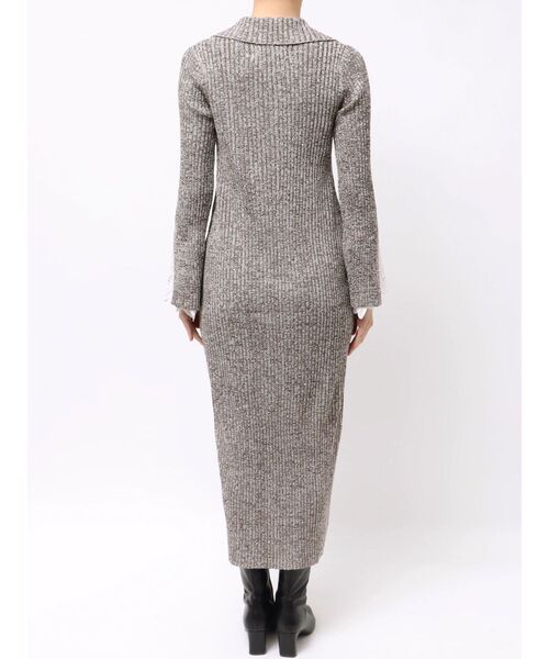 限定値引き【新品タグ付き】ラグナムーン レーススリーブネップリブニットワンピース レーススリーブネップリブニットワンピース｜ラグナムーンの通販