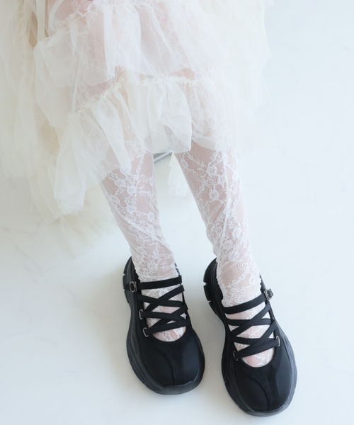 VIVIAN（ヴィヴィアン）の「厚底レースアップメリージェーンスニーカー ZOZOTOWN+オフィシャルサイト限定商品（スニーカー・レディース・グレー/ブラック・S/M/L/LL）」の10枚目の写真