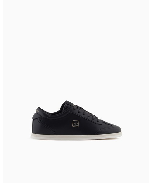 ARMANI EXCHANGE(アルマーニエクスチェンジ)の「【A|X アルマーニ エクスチェンジ】ワンポイント レースアップスキニースニーカー(スニーカー・レディース・オフホワイト/ブラック・36/37/37.5/38/38.5/39/36.5)」の2枚目の写真