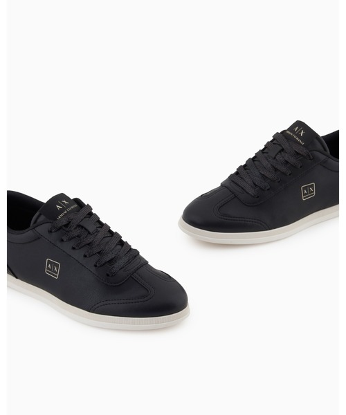 ARMANI EXCHANGE(アルマーニエクスチェンジ)の「【A|X アルマーニ エクスチェンジ】ワンポイント レースアップスキニースニーカー(スニーカー・レディース・オフホワイト/ブラック・36/37/37.5/38/38.5/39/36.5)」の8枚目の写真