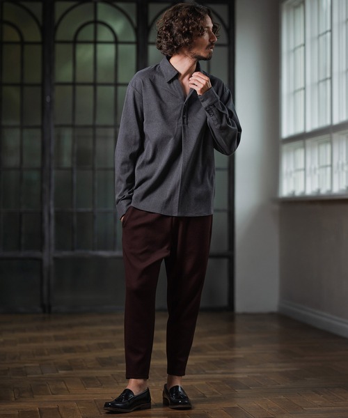 Magine（マージン）の「mp13908-Tapered Pants テーパードパンツ（その他パンツ・メンズ・ブラウン/チャコール/ブラック・48/46/44）」の20枚目の写真