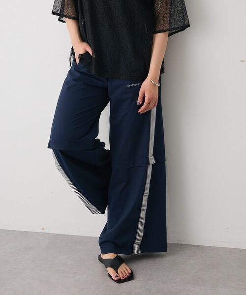 CRAFT STANDARD BOUTIQUE（クラフトスタンダードブティック）の「接触冷感/UVカット/速乾 トラックパンツ【ユニセックス】（その他パンツ・レディース・アイボリー/ブラック/カーキ/チャコールグレー/ベージュ/ネイビー・S/M/L）」の6枚目の写真