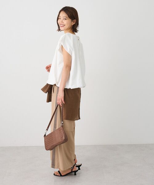 CRAFT STANDARD BOUTIQUE（クラフトスタンダードブティック）の「接触冷感/UVカット/速乾 トラックパンツ【ユニセックス】（その他パンツ・レディース・アイボリー/ブラック/カーキ/チャコールグレー/ベージュ/ネイビー・S/M/L）」の12枚目の写真